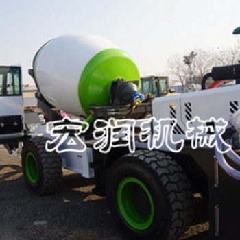 廠家專業(yè)生產移動混凝土自上料攪拌機 1.5方小型水泥攪拌運輸罐車