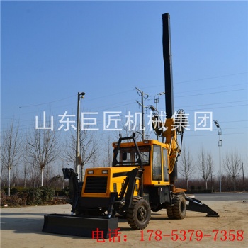 大型旋挖鉆機(jī)全自動(dòng)工程建筑輪式旋挖樁機(jī)效率高操作簡便