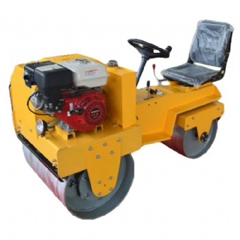 柴油駕駛型壓路機(jī) 微型座駕式雙鋼輪壓路機(jī) 激震力3噸