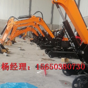 廠家小型輪式挖掘機(jī)家用農(nóng)用微型 1噸多功能小挖機(jī)