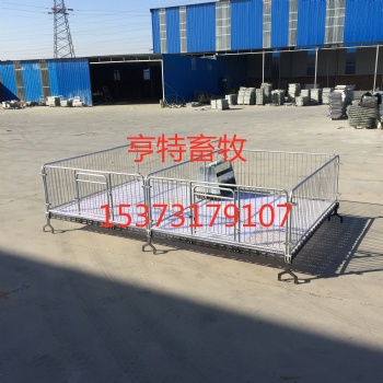小豬雙體復合板保育床，塑料板保育床