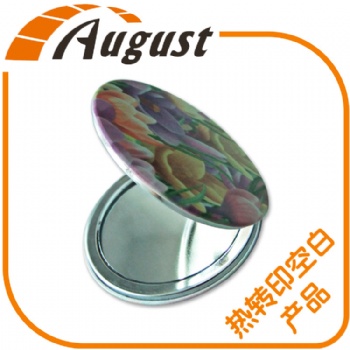 廠家 個性定制 熱轉(zhuǎn)印空白耗材批發(fā) 創(chuàng)意熱轉(zhuǎn)印PU化妝鏡B33