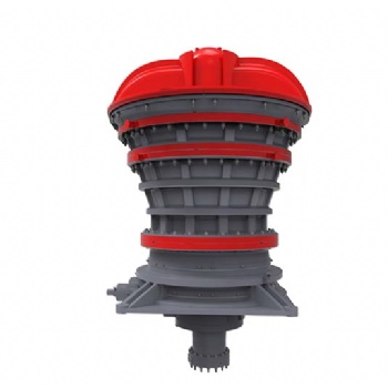 旋回式破碎機(jī)性對與其它破碎機(jī)種類處理能力更強(qiáng)