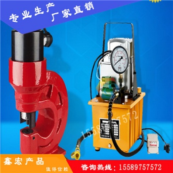 正品供應(yīng) 電動鋼板液壓沖孔機(jī) 體積小 重量輕 易操作 歡迎購買