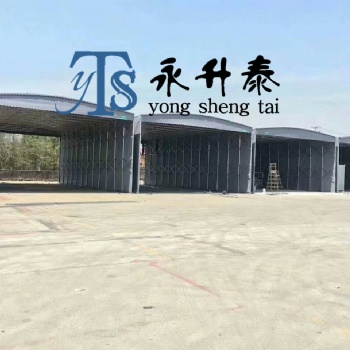 廣漢戶外遮陽(yáng)蓬電動(dòng)帳棚推拉蓬