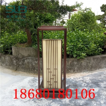 園林設(shè)計(jì)草坪燈庭院花園景觀草坪燈拉絲小區(qū)門(mén)口立柱燈