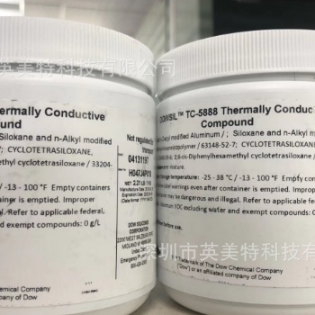 DOWSIL陶熙道康寧TC-5888導(dǎo)熱硅脂導(dǎo)熱率5.2灰色導(dǎo)熱膏CPU顯卡
