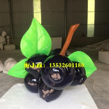 農(nóng)業(yè)博覽會主題藍莓雕塑玻璃鋼模型被用作宣傳果園文化