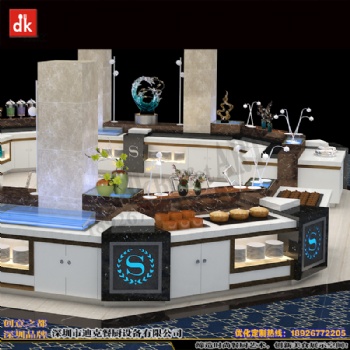 深圳迪克廠家高端定制西餐自助餐臺(tái) 環(huán)形酒店自助餐臺(tái) 移動(dòng)布菲臺(tái)