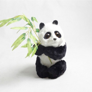 仿真動(dòng)物 大熊貓 散貨小動(dòng)物國(guó)寶熊貓玩具 功夫熊 動(dòng)物模型擺件
