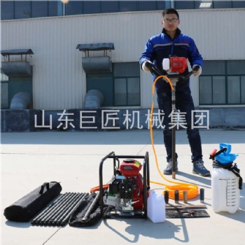 巨匠BXZ-1型單人背包巖石取芯鉆機(jī)小型山地勘探鉆機(jī)操作簡(jiǎn)單