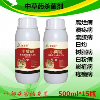 有機(jī)農(nóng)藥小檗堿靚果安預(yù)防桃樹病害畝產(chǎn)值6萬