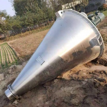 3000L兩臺2000L兩臺不銹鋼雙螺旋錐形混合機，全新未進料，防爆電機，底部氣動梅花錯位閥，