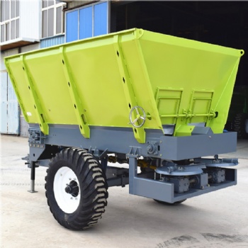 5立方撒糞車 牛羊糞雞糞撒糞車 有機(jī)肥農(nóng)家肥撒肥車
