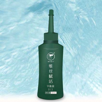 維絲賦活平衡露C，重在改善頭皮微血液循環和神經功能