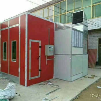 上海偉航環保汽車噴烤漆房，移動伸縮房，干式打磨噴漆房，活性炭吸附箱