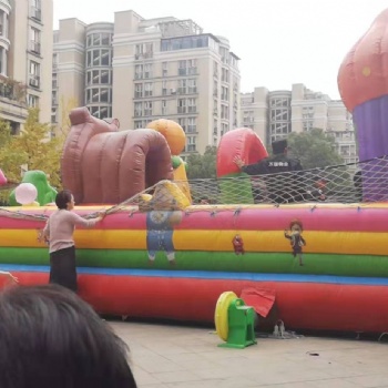 紹興充氣氣模充氣城堡抓錢(qián)機(jī)租賃