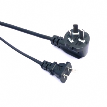 2*0.75平方國(guó)標(biāo)二插八字尾家用電器電源線廠家