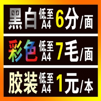 常州圖文快印，黑打打印，彩色打印，資料打印，快印裝飾