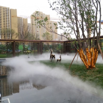 西安霧森人造霧、景觀噴霧造景、室外噴霧降溫設(shè)備供應(yīng)及項目承包