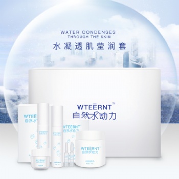 廣州膚潤(rùn)化妝品面部護(hù)膚套裝潔面乳精華液保濕霜面膜OEM貼牌代加工