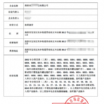 深圳公司如何辦理二類(lèi)**器械備案