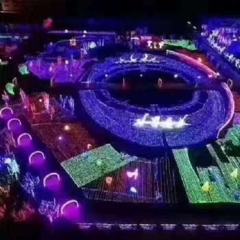 彩燈，大型燈光展,水幕電影