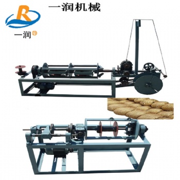 萊州一潤(rùn)機(jī)械廢紙單股黃金紙制股合繩分體制繩機(jī)電化鋁燙金紙制繩機(jī)設(shè)備