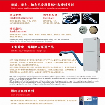 螺桿空壓機(jī)系列、部件和磨料系列