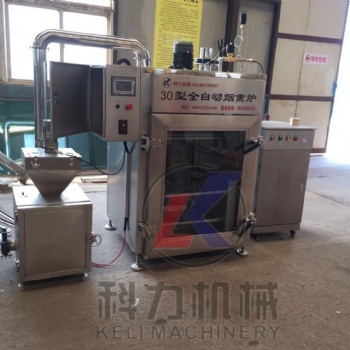香腸加工設(shè)備自動熏烤機(jī) 紅腸熏蒸機(jī)煙熏爐