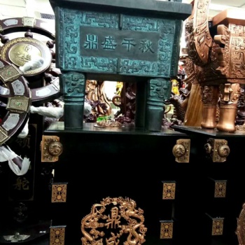 禮之重器 西安開(kāi)業(yè)青銅鼎廠家 陜西純銅擺件 廠家