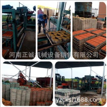 辦小型海綿磚廠 用正誠機械5-15城市海綿磚機 全自動生態吸水磚機