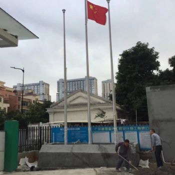 贛州旗桿廠加工定制學校旗桿 酒店旗桿 工地旗桿 旗桿安裝生產(chǎn)廠家