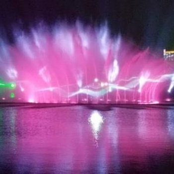 水幕電影，美陳，互動投影