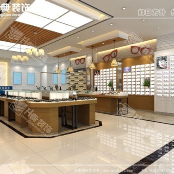 眼鏡店收銀臺(tái)，眼鏡店店展柜，眼鏡店裝修設(shè)計(jì)就找廈門升典裝飾