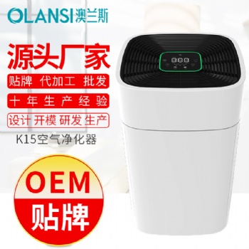 智能空氣凈化器家用負離子除甲醛PM2.5室內(nèi)凈化機OEM廠家