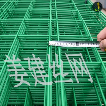 姜建絲網生產銷售雙邊絲護欄網、果園圍網、小區圍欄