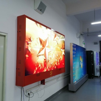 太陽(yáng)紅智慧黨建系列E款 55寸定制黨旗款立式一體機(jī)