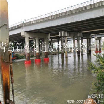 青島新盛生產(chǎn)自浮式矩形橋梁防船撞設(shè)施