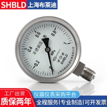 布萊迪壓力表，一般壓力表，不銹鋼耐震壓力表，壓力表生產廠家