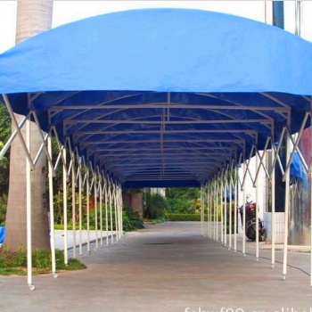 西安生產(chǎn)推拉雨蓬，法式遮陽蓬，移動式車篷，大排擋雨蓬，物流蓬，工廠雨蓬，規(guī)格，按需求定制