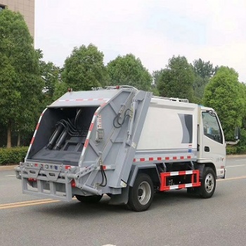 國(guó)六東風(fēng)4立方壓縮式垃圾車(chē)