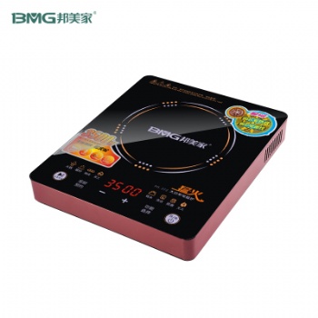 廠家批發(fā)邦美家純銅線盤(pán)電磁爐漢森面板觸摸屏家用電池爐