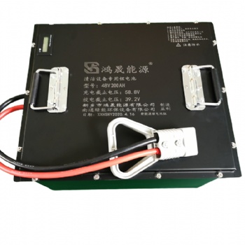 48V200AH掃地機，48VAGV搬運車用鋰電池組，新鄉鴻晟能源鋰電池廠家