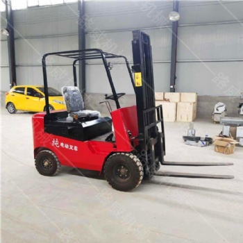 新款迷你型電動(dòng)叉車 四輪座駕式電動(dòng)叉車電動(dòng)液壓堆高車