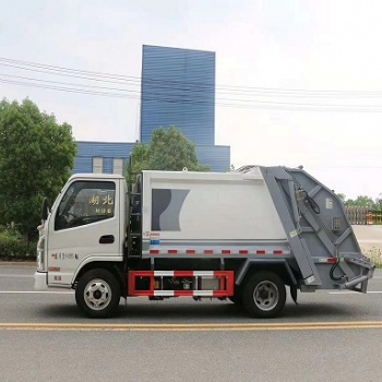 國(guó)六4立方壓縮式垃圾車(chē)（藍(lán)牌車(chē)）