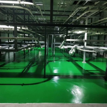 即墨春彩環氧樹脂平涂地坪施工工藝，衛生無毒、易清洗