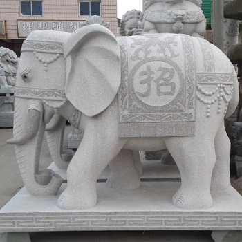 惠安石雕大象 石雕大象價(jià)格 仿古青石石雕大象 戶外石雕大象擺件 吉祥如意大象