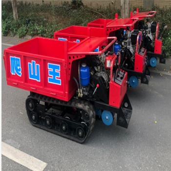 小型履帶運(yùn)輸車 1.2噸手扶式農(nóng)用果園山地柴油自卸搬運(yùn)機(jī)