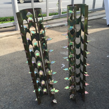 供應小區下水管道防盜刺，防爬刺，管道防盜刺 廠家制作